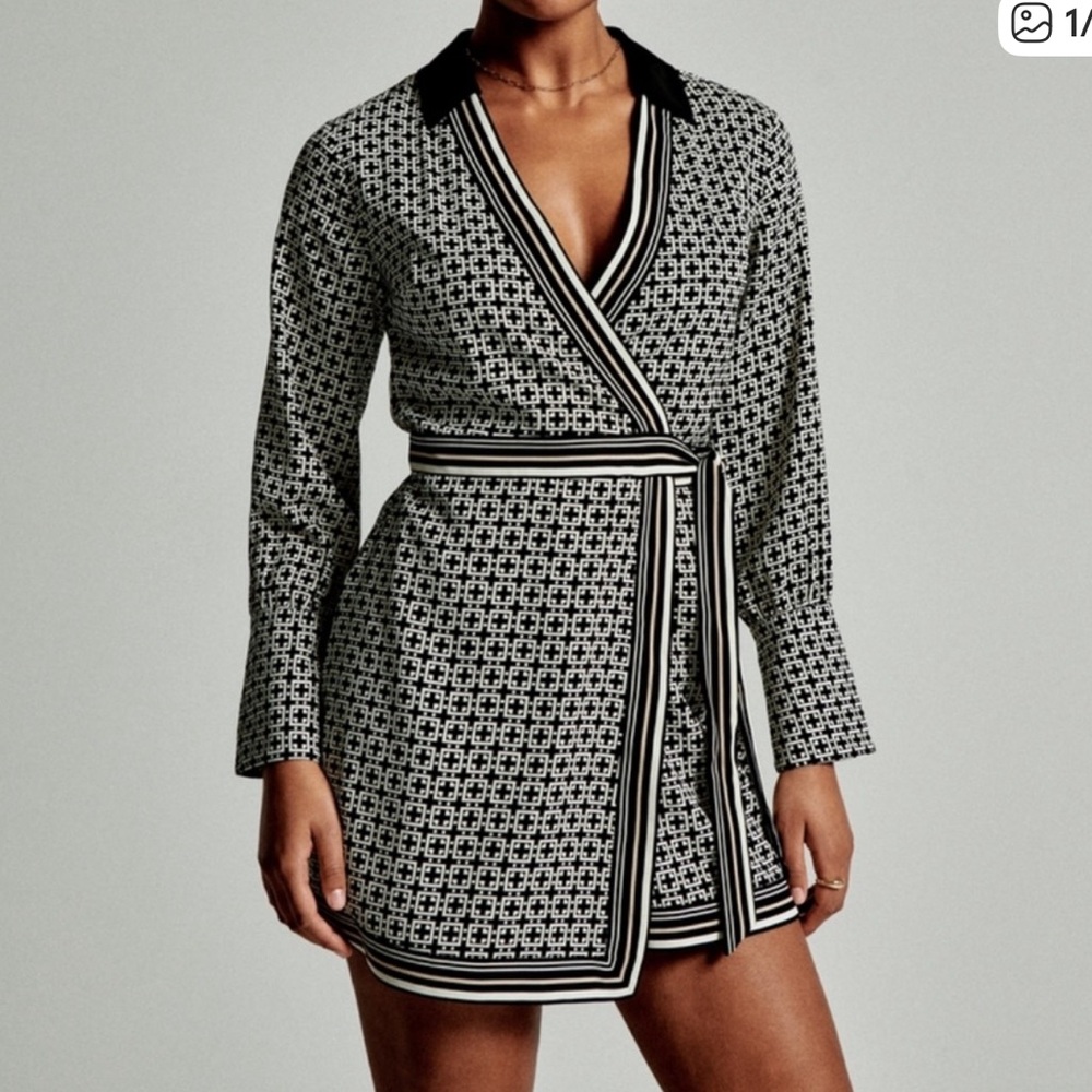 Mini wrap dress